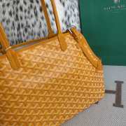 Uubags | Goyard Gray Dog Bag In Yellow 27x15x33.5cm - 5