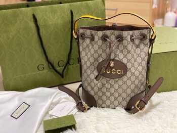 Uubags | Gucci GG Supreme Bucket Bag 28x25x15cm