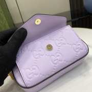 Uubags | Gucci GG Super Mini Shoulder Bag In Purple Leather 18x11x4cm - 3