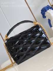 Uubags | Louis Vuitton M23689 GO-14 MM Bag In Black Patent Leather 23x16x10cm - 2