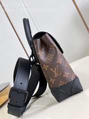 Uubags | Louis Vuitton M46953 Steamer PM Monogram Eclipse coated canvas 25x19x8cm - 3