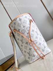 Uubags | Louis Vuitton M24905 Neverfull MM In Multicolor Beige 31x28x14cm - 5