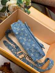 Uubags | Louis Vuitton Monogram Denim Belt Bag 24x15x6.5cm - 3