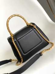 Uubags | Bvlgari Serpenti Reverse Top Handle Black 20x14x10cm - 5