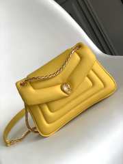 Uubags | Bvlgari Serpenti Reverse Bag In Yellow 22.5x15x7cm - 1