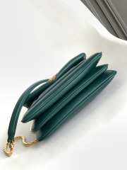 Uubags | Bvlgari Serpenti Reverse Bag In Green 22.5x15x7cm - 2