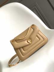 Uubags | Bvlgari Serpenti Reverse Bag In Beige 22.5x15x7cm - 1