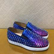 Uubags | Christian Louboutin Rollerboat Flat Vea Electric Blue/Purple Sneaker  - 2