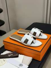 Uubags | Hermes Oasis Sandal In White Crocodile - 6