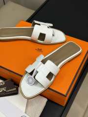 Uubags | Hermes Oasis Sandal In White Crocodile - 5