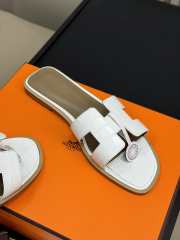 Uubags | Hermes Oasis Sandal In White Crocodile - 4