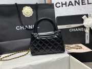 Chanel Clutch With Chain Shiny Aged Calfskin & Gold-Tone Metal Black 13x19x7cm - 5