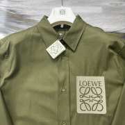 Uubags | Loewe Long-Sleeved Shirt Anagram In Green - 2