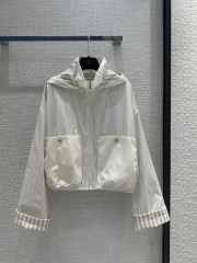 Uubags | Chanel Windbreaker jacket in white - 1