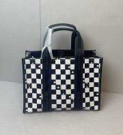 Uubags | Coach Smith Tote with Checkerboard Print Black 34x25x12.5cm - 3