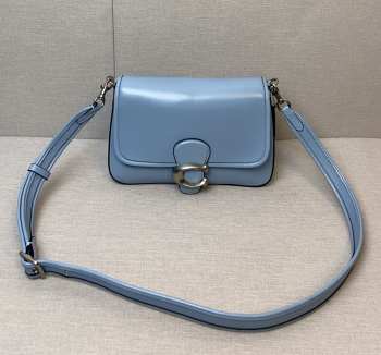 Uubags | Coach Soft Tabby Blue Shoulder Bag 26x16.5x9cm