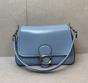 Uubags | Coach Soft Tabby Blue Shoulder Bag 26x16.5x9cm - 2