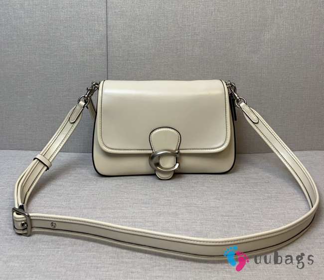 Uubags | Coach Soft Tabby Cream Shoulder Bag 26x16.5x9cm - 1