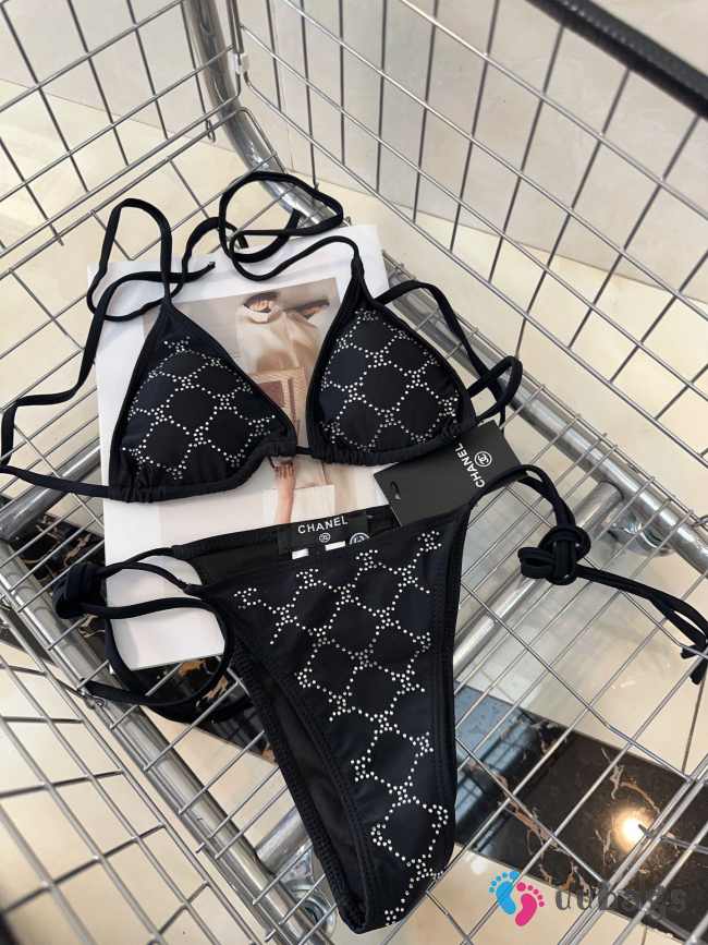 Uubags | Chanel black bikini B004 - 1