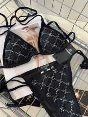 Uubags | Chanel black bikini B004 - 3