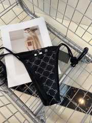 Uubags | Chanel black bikini B004 - 5