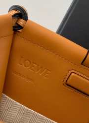 Uubags | Loewe Grained Calfskin Cushion Tote Bag In Tan 32x23x15cm - 6