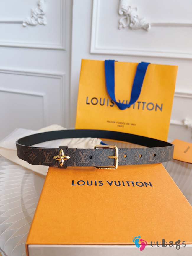 Uubags | Louis Vuitton M8376U Flowergram 2.5cm Double-Sided Belt - 1