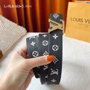 Uubags | Louis Vuitton M8386W LV Iconic 3cm Double-Sided Belt with gold buckle - 6