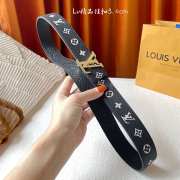 Uubags | Louis Vuitton M8386W LV Iconic 3cm Double-Sided Belt with gold buckle - 2