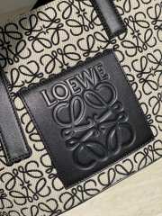 Uubags | Loewe Elephant Anagram Jacquard Tote Bag In Black 42x23x20cm - 5