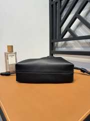 Uubags | Loewe Mini Flamenco clutch in nappa black calfskin 24x18x9cm - 3