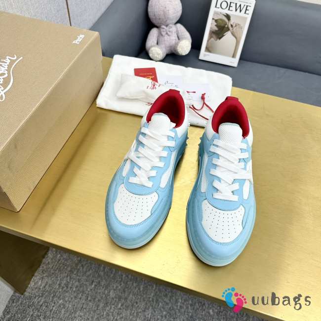 Uubags | Christian Loubutin Astroloubi Sneakers - calf leather and nappa leather in blue - 1