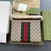 Uubags | Gucci GG Supreme Web Zipped Pouch In Beige 22.5x19.5x5.5cm - 5