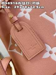 Uubags | Louis Vuitton M58916 Petit Palais Bag In Pink 29x18x12.5cm - 3