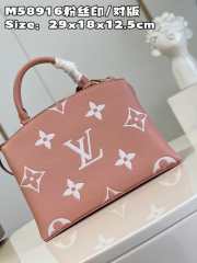 Uubags | Louis Vuitton M58916 Petit Palais Bag In Pink 29x18x12.5cm - 4