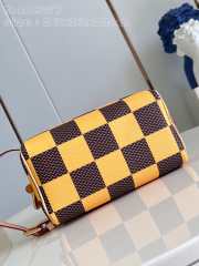 Uubags | Louis Vuitton N40567 Locker Dopp Kit Bag In Yellow 23x13x12cm - 5