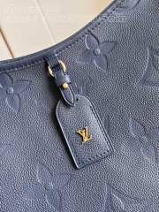 Uubags | Louis Vuitton M46669 CarryAll MM bag in navy blue 39x30x15cm - 6