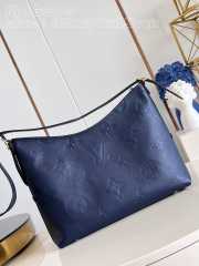 Uubags | Louis Vuitton M46669 CarryAll MM bag in navy blue 39x30x15cm - 4