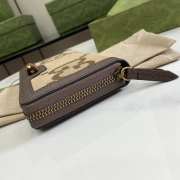 Uubags | Gucci Diana Camel and ebony jumbo GG canvas Jumbo GG Wallet 19x10.5x2cm - 5