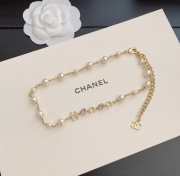 Uubags | Chanel Long Necklace Metal, Glass Pearls, Freshwater Pearls, Natural Stones  - 5