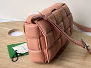 Uubags | Bottega Veneta Padded Cassette Peach Soft Lambskin Leather Bag 26x18x8cm - 5