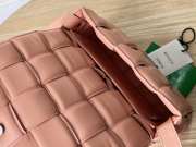 Uubags | Bottega Veneta Padded Cassette Peach Soft Lambskin Leather Bag 26x18x8cm - 2