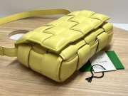 Uubags | Bottega Veneta Padded Cassette Soft Lambskin Leather Bag In Yellow 26x18x8cm - 3