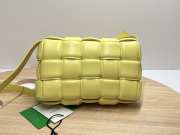 Uubags | Bottega Veneta Padded Cassette Soft Lambskin Leather Bag In Yellow 26x18x8cm - 4