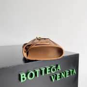 Uubags | Bottega Veneta Top handle Long Clutch Andiamo With Handle In Brown 13x31x3cm - 3