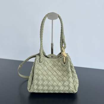 Uubags | Bottega Veneta Small Andiamo Parachute Bag In Travertine 21x17x16.5cm