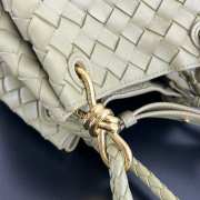 Uubags | Bottega Veneta Small Andiamo Parachute Bag In Travertine 21x17x16.5cm - 4