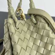 Uubags | Bottega Veneta Small Andiamo Parachute Bag In Travertine 21x17x16.5cm - 2