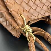 Uubags | Bottega Veneta Small Andiamo Parachute Bag In Caramel 21x17x16.5cm - 2