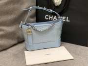 Uubags | Chanel Gabrielle Light Blue Python Bag 20cm - 6